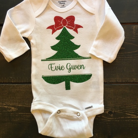 🎄Customized Christmas Tree Onesie 🎄 - Picture 3 of 3
